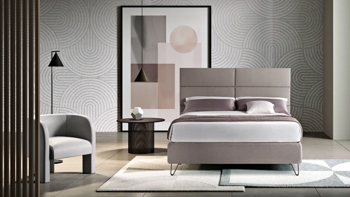 Letto Boiserie Smooth di Cosmo Letti