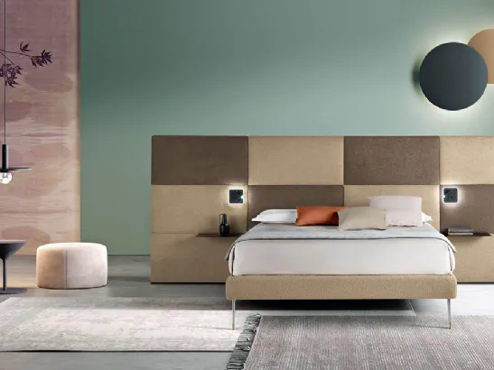 Letto Boiserie Smooth XL di Cosmo Letti