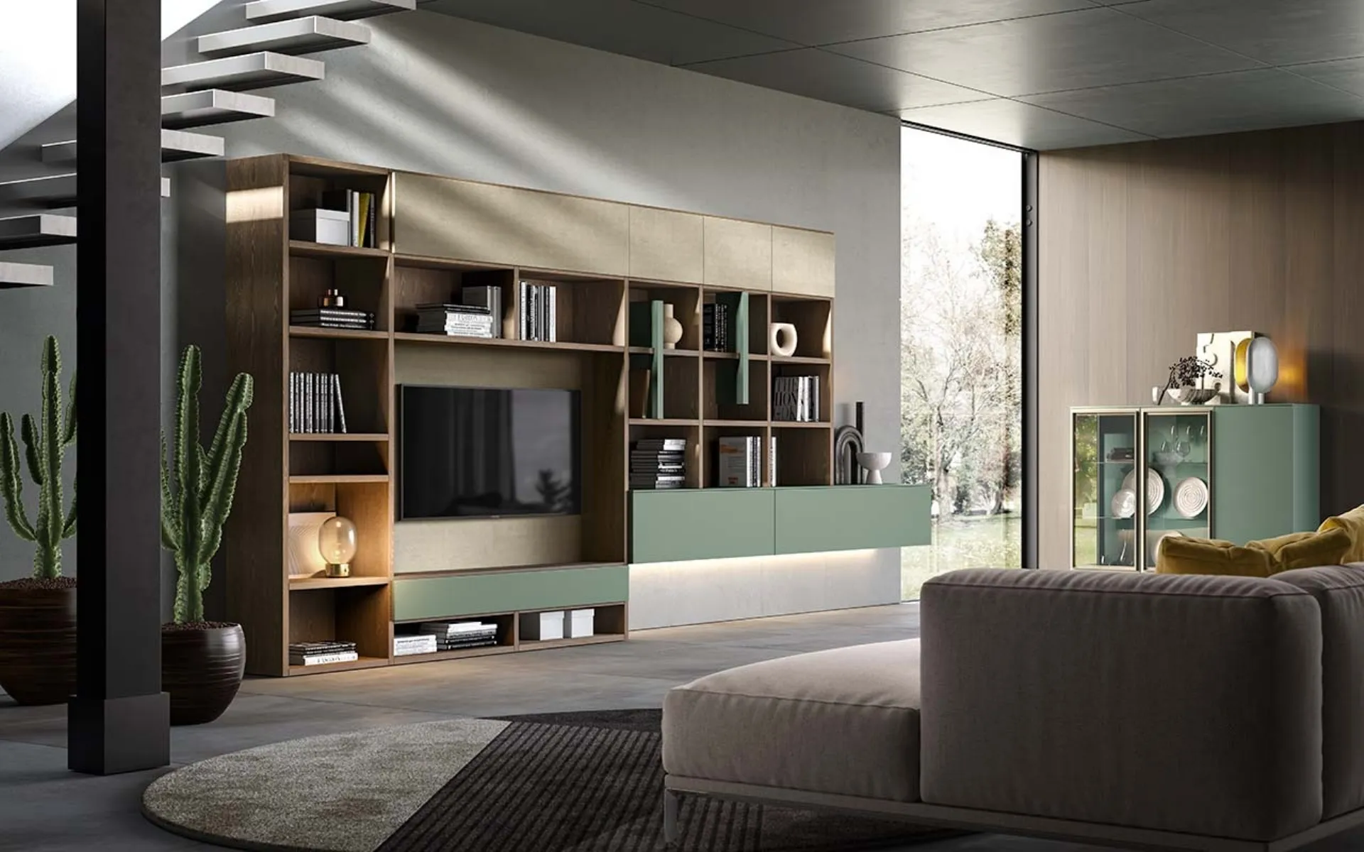 rinnovo mobile libreria in living