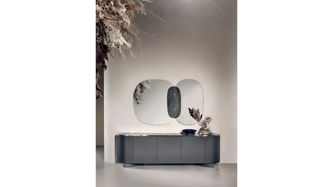 Madia Flow in frassino nero di Nature Design