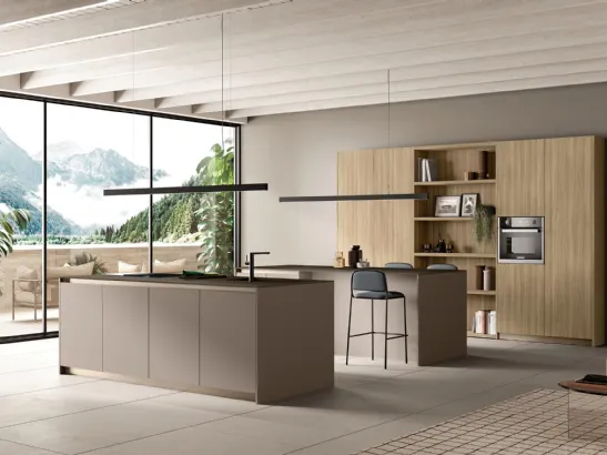 Cucina Moderna con doppia isola Angolo 37 di Colombini Casa Artec