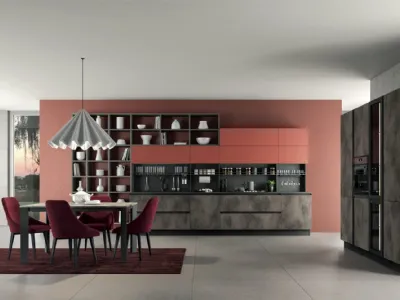 Cucina Moderna con isola Linea 02 di Colombini Casa Artec